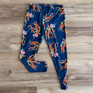 LuLaRoe T/C Patriotic Leggings